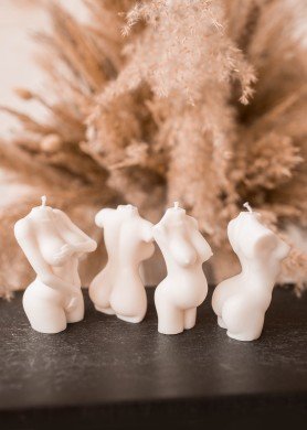 Sojų vaško žvakė kūnai