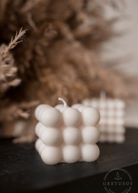 Sojų vaško žvakė Burbulas