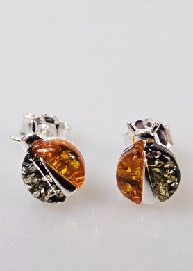 Auskarai mergaitėms "Boružėlės"