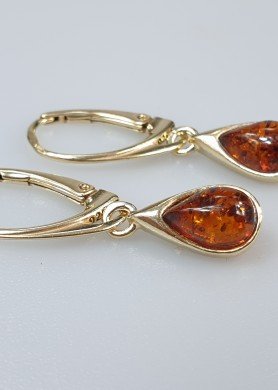 Gintariniai auskarai