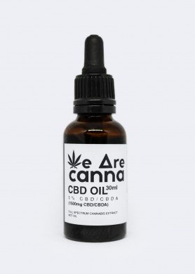 CBD Kanapių aliejus su purkštuku 5 % 1500 mg 30 ml