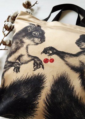 Rankinė/ krepšys "Dvi voverės"