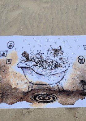 Rankšluostis "Vonioje"