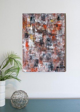 Paveikslas "Sniegas rudeninėj Vilniaus gatvėj" 