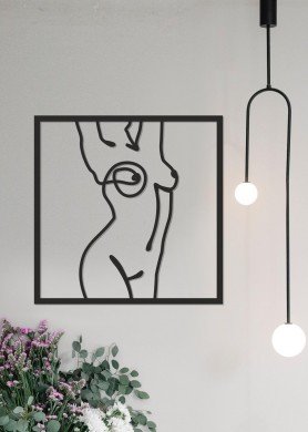 Metalinis paveikslas "Naked"