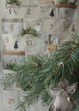 Lininis advento kalendorius