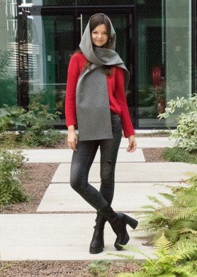 Šalikas gaubtas „Hood scarf “