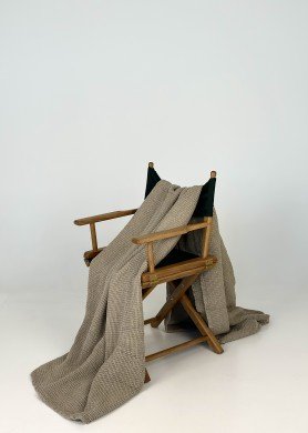 Lininis pledas / lovos užtiesalas Dune