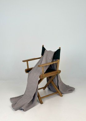 Lininis pledas / lovos užtiesalas Stone