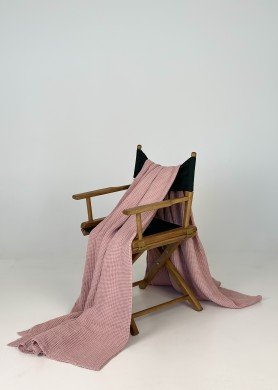 Lininis pledas / lovos užtiesalas Coral