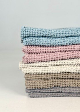 Lininis pledas / lovos užtiesalas Stone