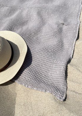 Lininis vonios rankšluostis Stone