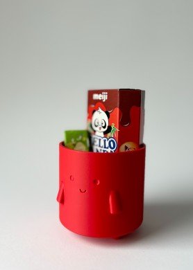 Pieštukinė „Šypsniukas“, matinė raudona