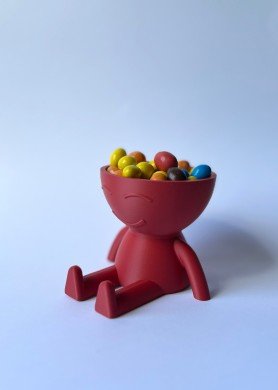 Saldaininė-sausaininė „Romantikas“, tamsiai raudona spalva