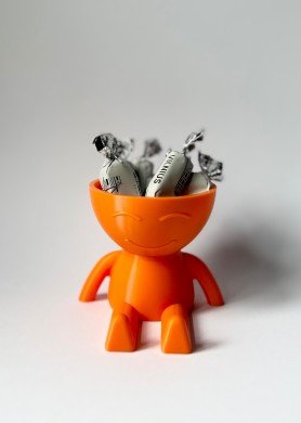 Saldaininė-sausaininė „Romantikas“,  oranžinė spalva