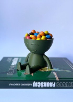 Saldaininė-sausaininė „Romantikas“,  chaki spalva