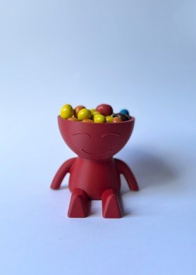 Saldaininė-sausaininė „Romantikas“, tamsiai raudona spalva