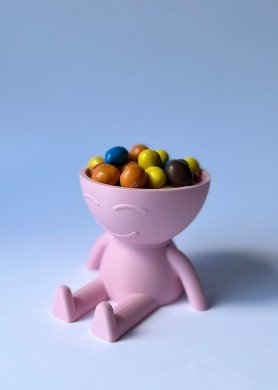 Saldaininė-sausaininė „Romantikas“,  ružava spalva