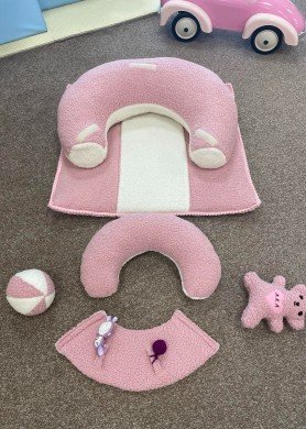 Sėdinukas + kilimėlis 75x65 cm  ,,Teddy ledinukas,,