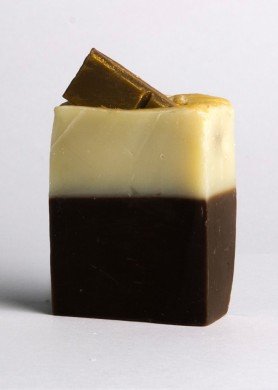 Natūralus rankų darbo šokolado ir apelsinų muilas