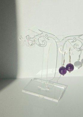 Ametisto auskarai