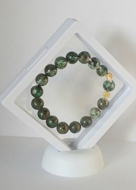 Afrikos turkio jaspio apyrankė