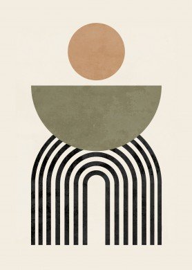 MID CENTURY MODERN RAINBOW