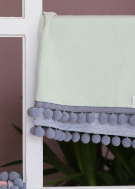 Mėtinis dvipusis pledukas