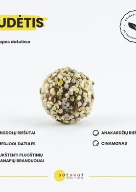 Sotukai su kanapėmis - supermaisto energijos rutuliukai 