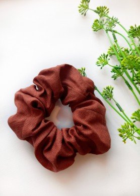 Natūralaus lino plaukų gumutės 