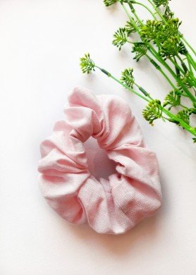 Natūralaus lino plaukų gumutės 