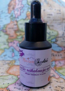 Aromaterapinis aliejus barzdai, ūsams ir antakiams GROŽIS REIKALAUJA AUKŲ