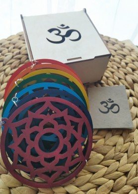 Pakabinamas dekoras namų erdvei ''7 energetiniai centrai/7 čakros''