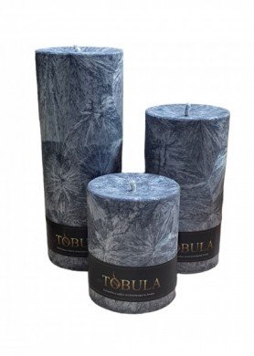 PILKŲ CILINDRINIŲ ŽVAKIŲ KOMPLEKTAS