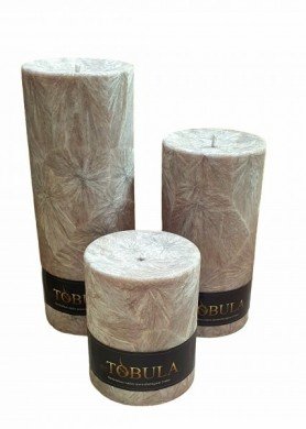 AUKSINIŲ CILINDRINIŲ ŽVAKIŲ KOMPLEKTAS