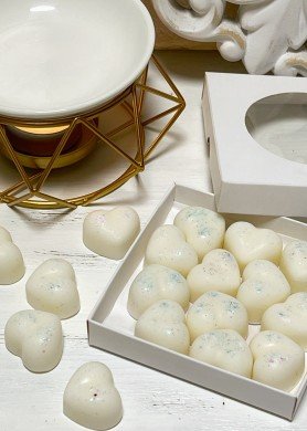 Tirpukai (vaško kūbeliai) su Medvilnės aromatu, 12 vnt.