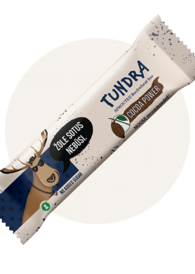 TUNDRA batonėlis su kakava