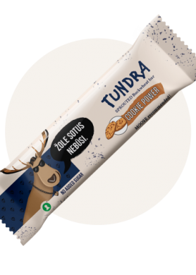 Sausainių skonio TUNDRA batonėlis