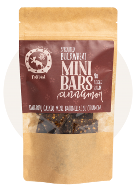 Daigintų grikių mini batonėliai su cinamonu